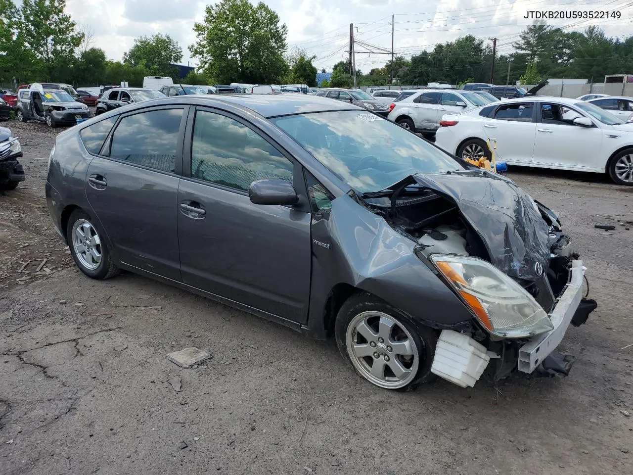 JTDKB20U593522149 2009 Toyota Prius