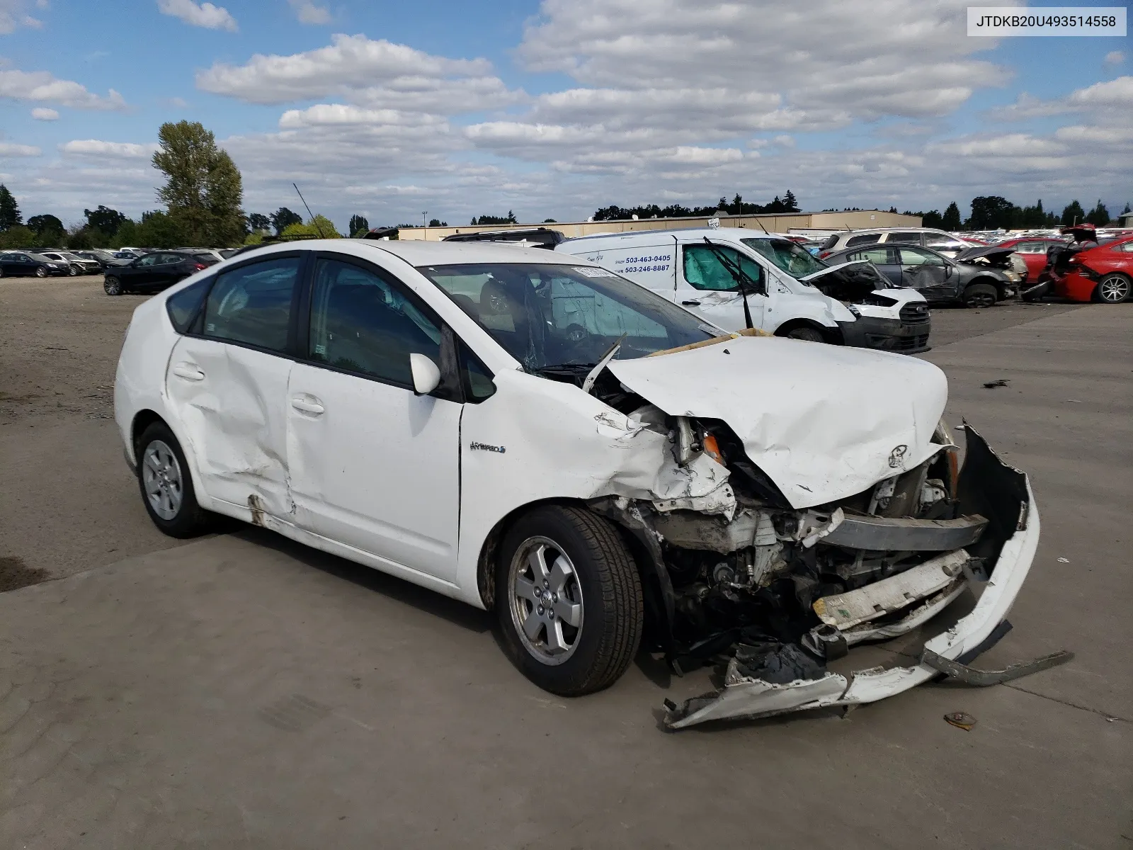 2009 Toyota Prius VIN: JTDKB20U493514558 Lot: 67159704