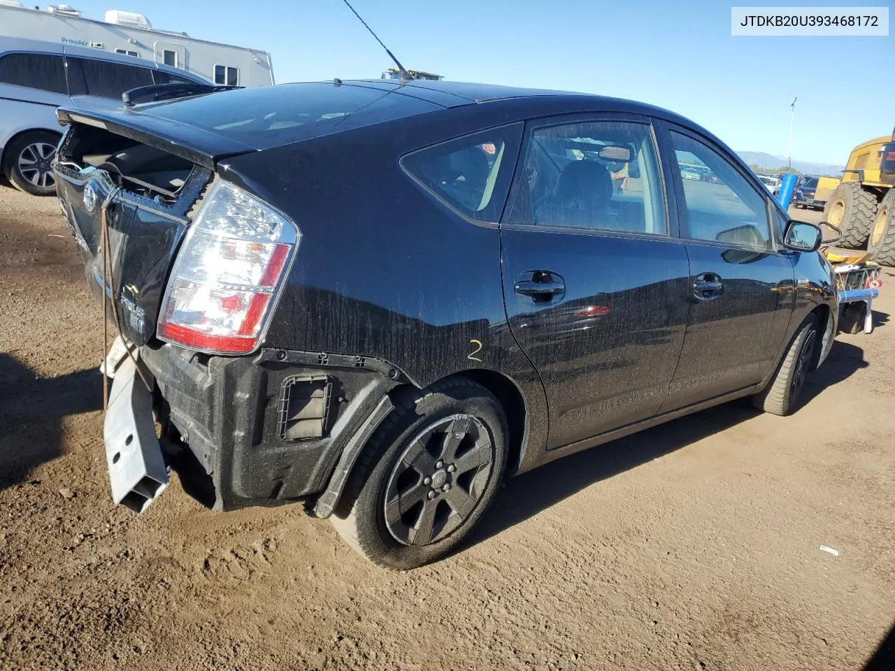 2009 Toyota Prius VIN: JTDKB20U393468172 Lot: 68301874