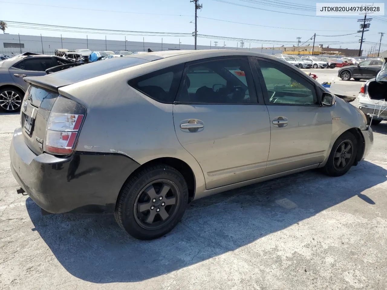 2009 Toyota Prius VIN: JTDKB20U497849828 Lot: 68390904