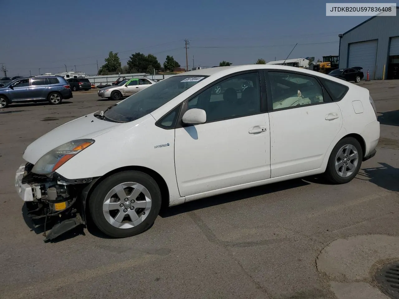 2009 Toyota Prius VIN: JTDKB20U597836408 Lot: 68618044