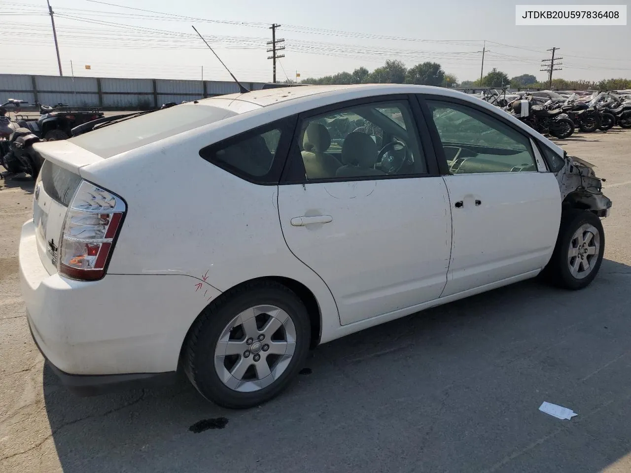 2009 Toyota Prius VIN: JTDKB20U597836408 Lot: 68618044