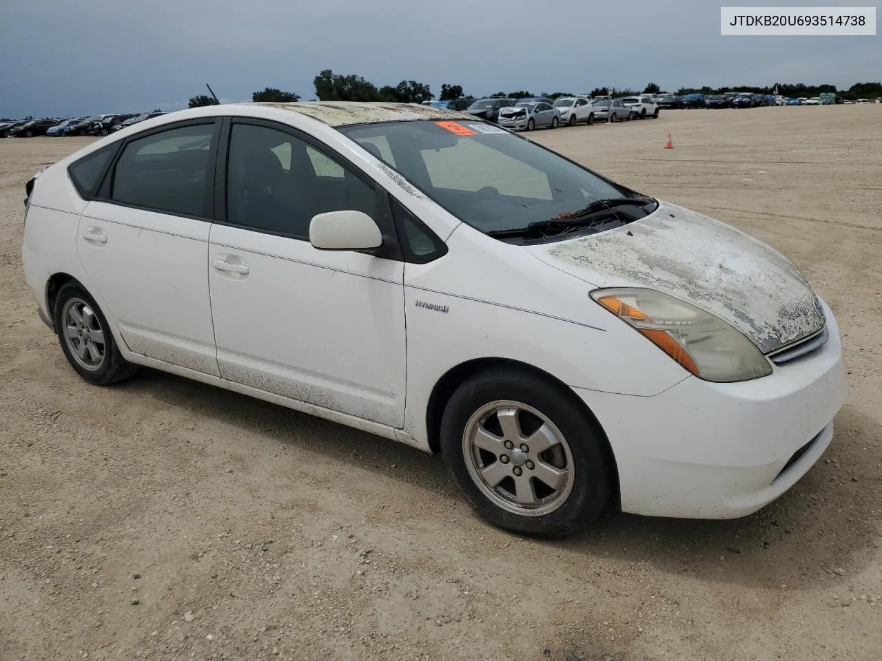 2009 Toyota Prius VIN: JTDKB20U693514738 Lot: 68678224