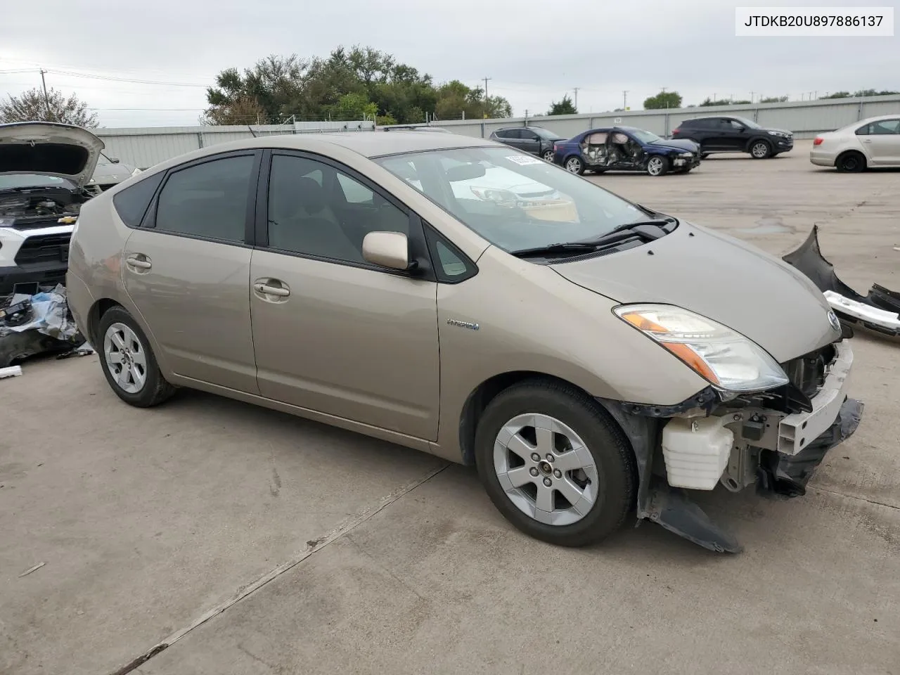 2009 Toyota Prius VIN: JTDKB20U897886137 Lot: 68681894