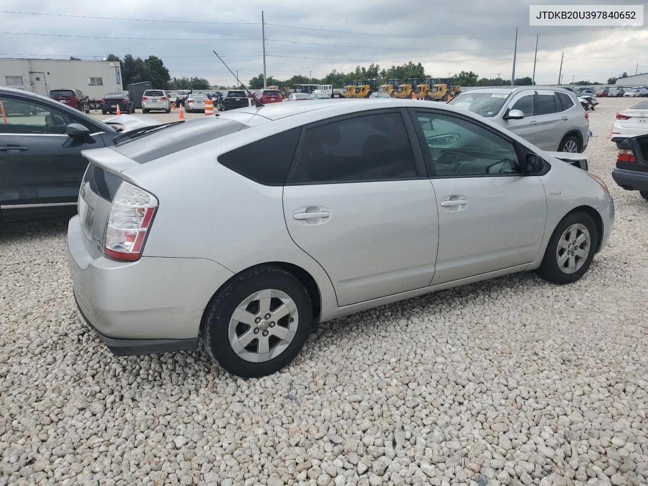 2009 Toyota Prius VIN: JTDKB20U397840652 Lot: 69766514