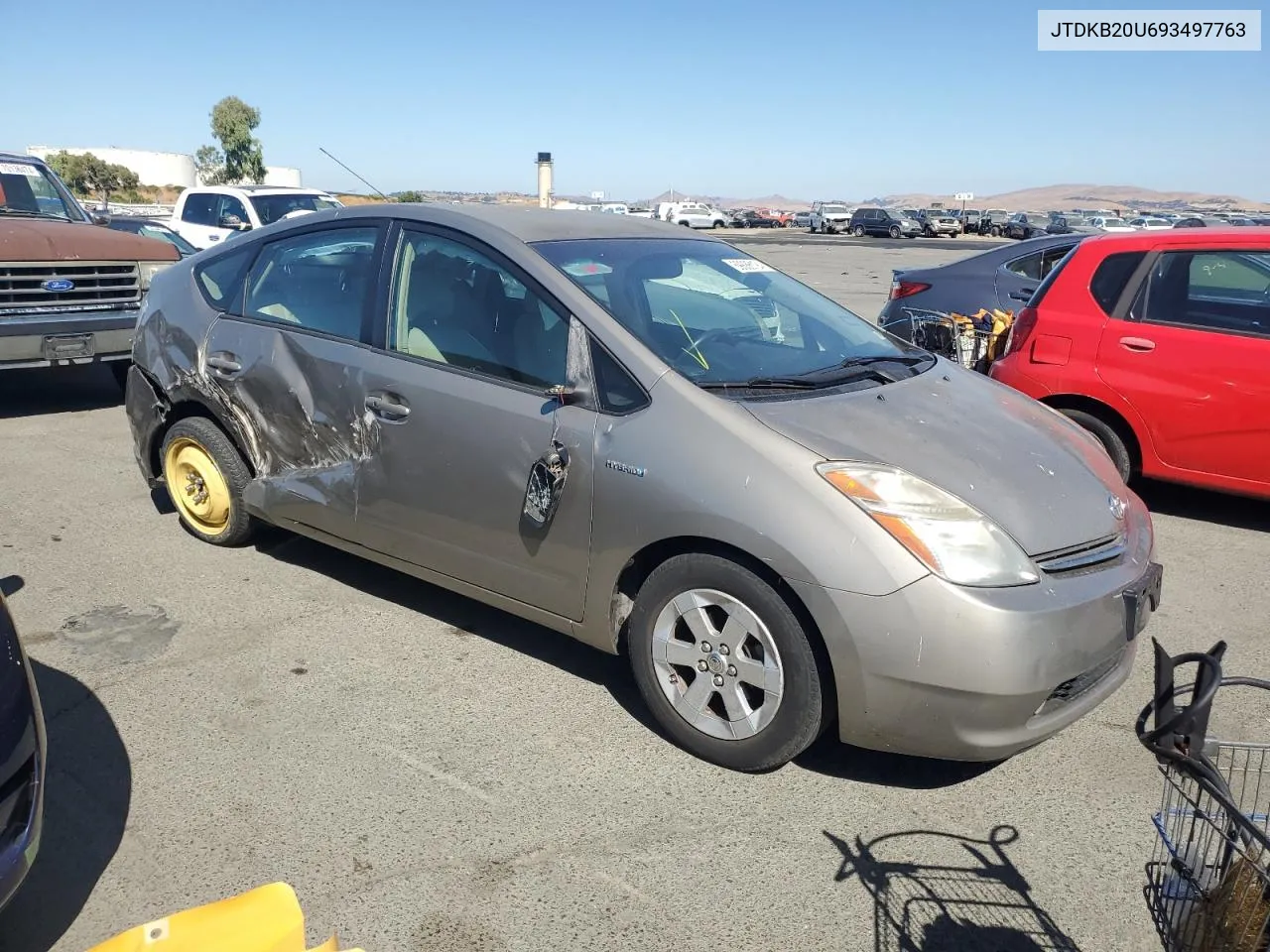 2009 Toyota Prius VIN: JTDKB20U693497763 Lot: 69886194