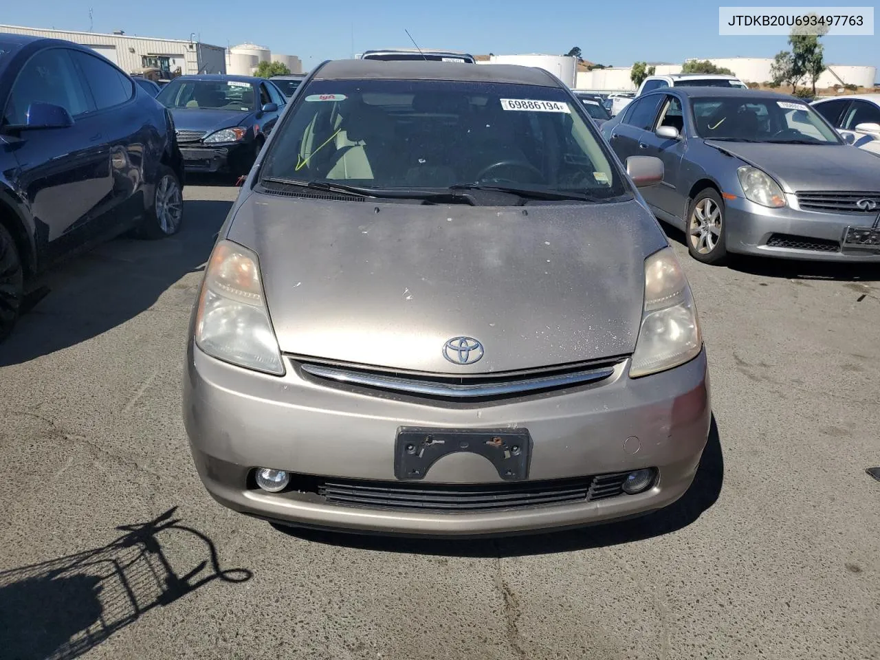 2009 Toyota Prius VIN: JTDKB20U693497763 Lot: 69886194