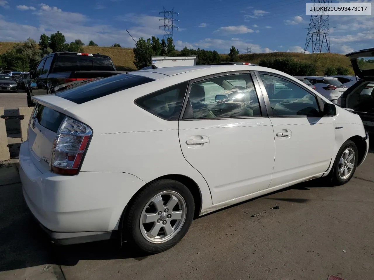 2009 Toyota Prius VIN: JTDKB20U593473017 Lot: 70019024