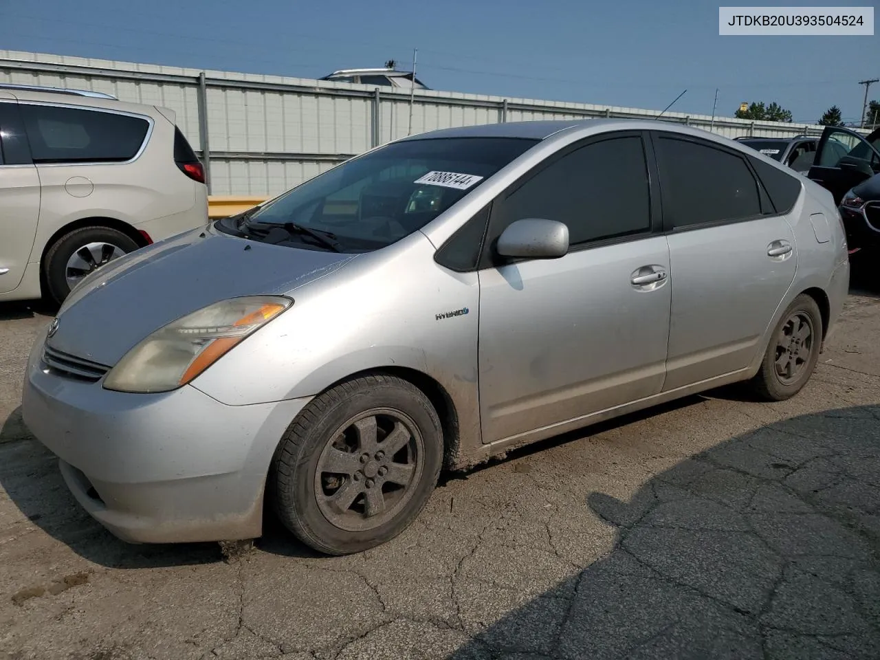 2009 Toyota Prius VIN: JTDKB20U393504524 Lot: 70886144