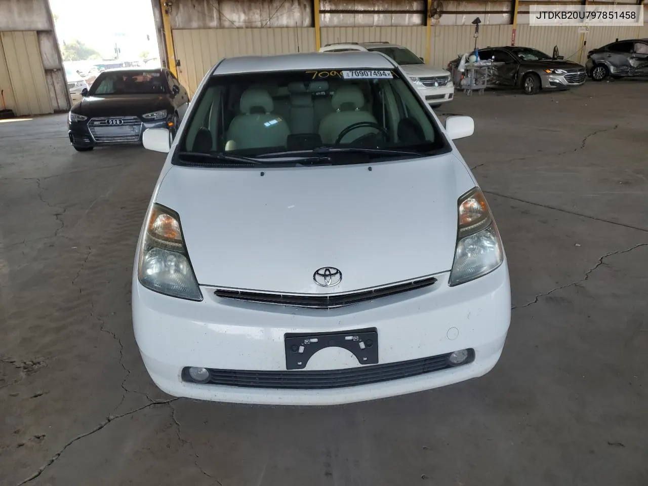 2009 Toyota Prius VIN: JTDKB20U797851458 Lot: 70907494