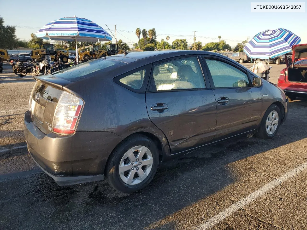 2009 Toyota Prius VIN: JTDKB20U693543057 Lot: 71070034