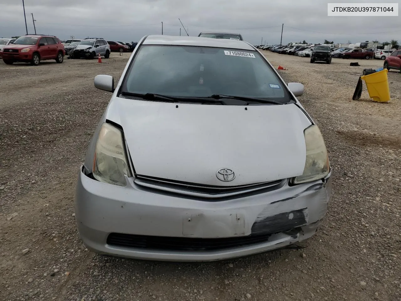 2009 Toyota Prius VIN: JTDKB20U397871044 Lot: 71080024