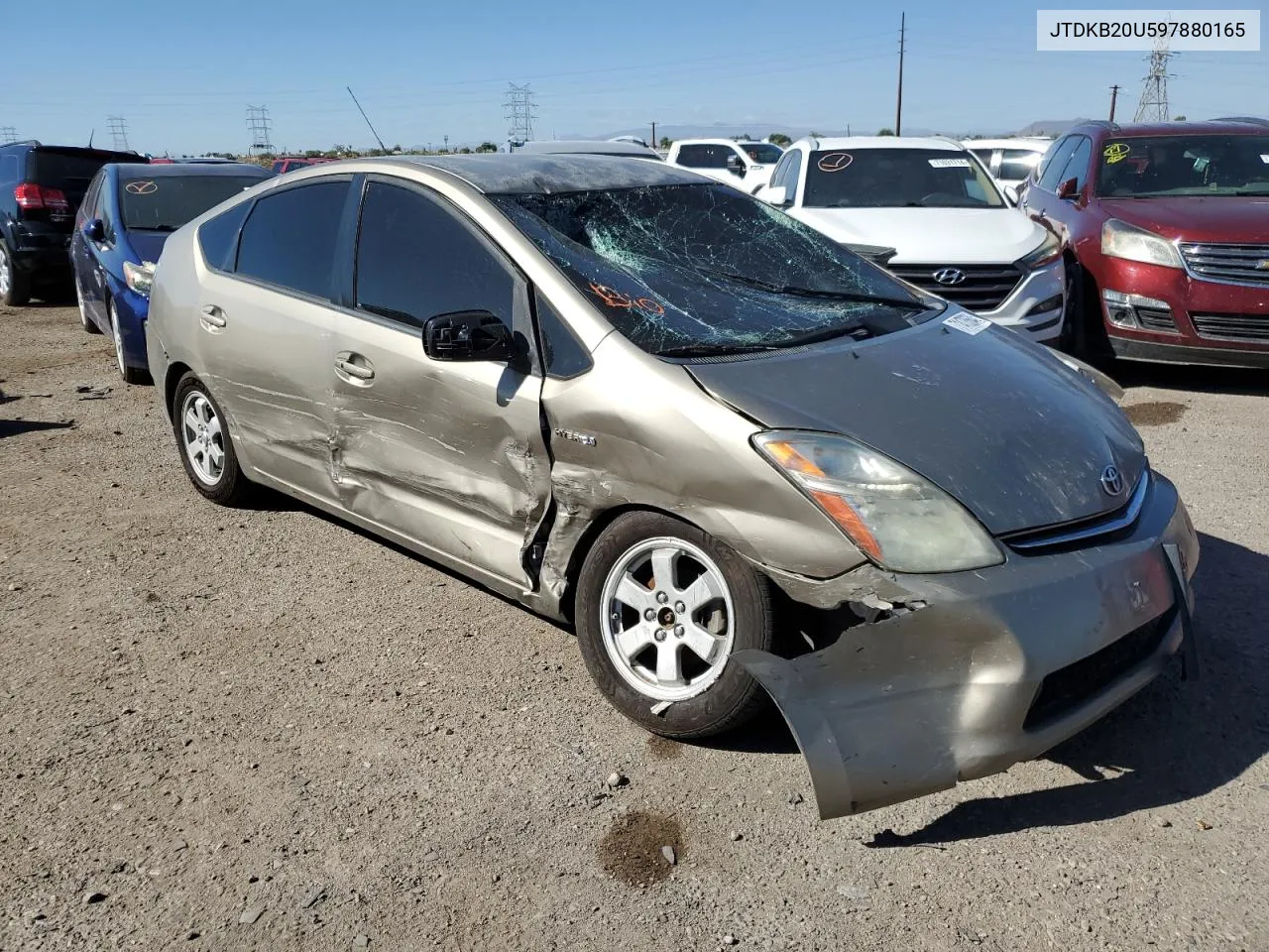 2009 Toyota Prius VIN: JTDKB20U597880165 Lot: 71473564