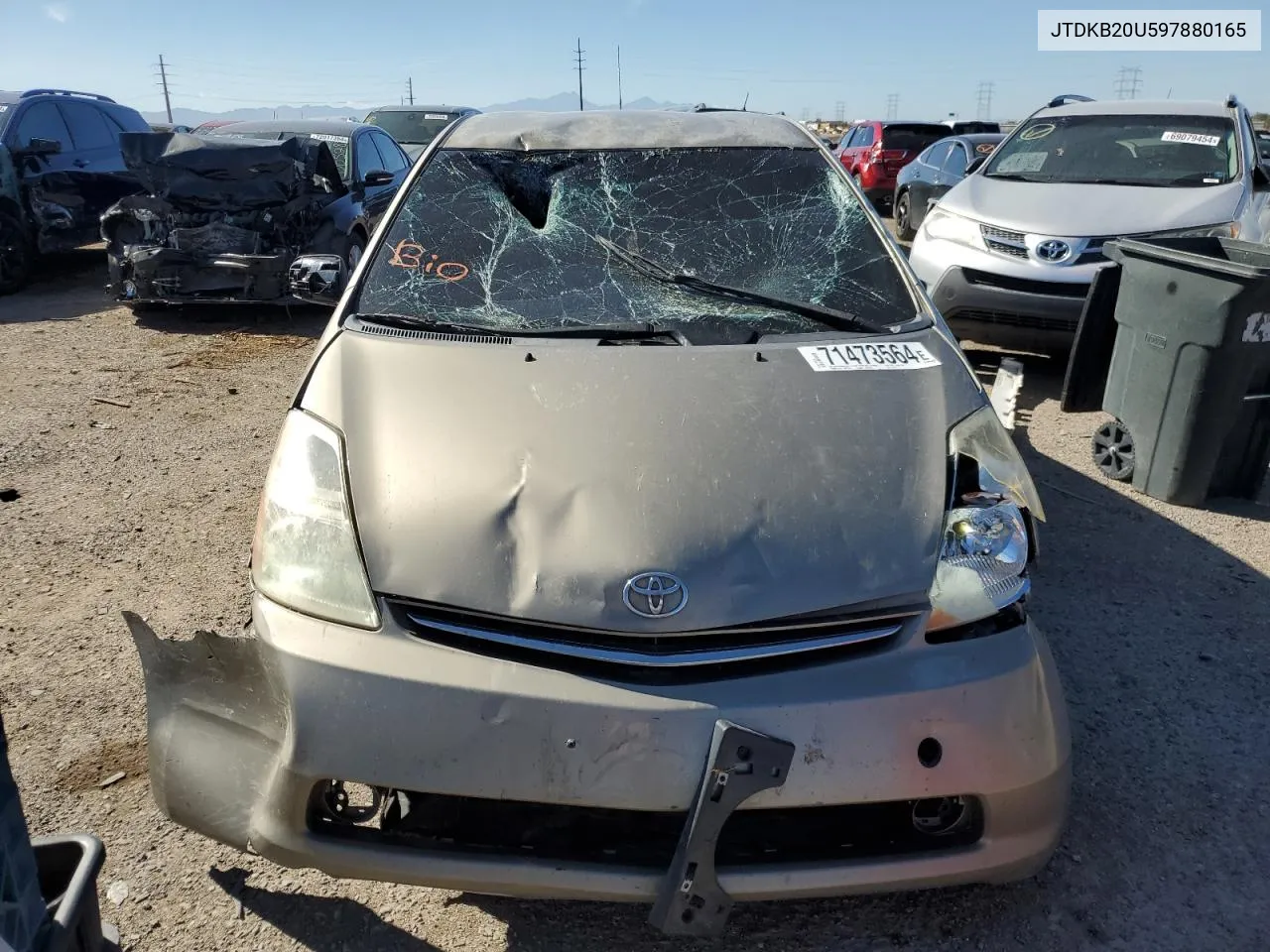 JTDKB20U597880165 2009 Toyota Prius