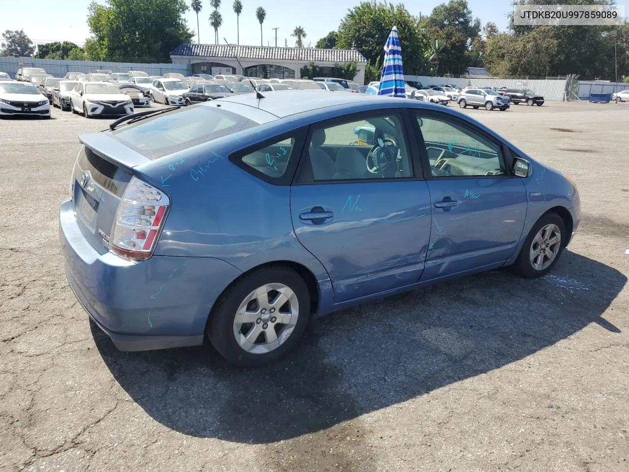 2009 Toyota Prius VIN: JTDKB20U997859089 Lot: 71583034