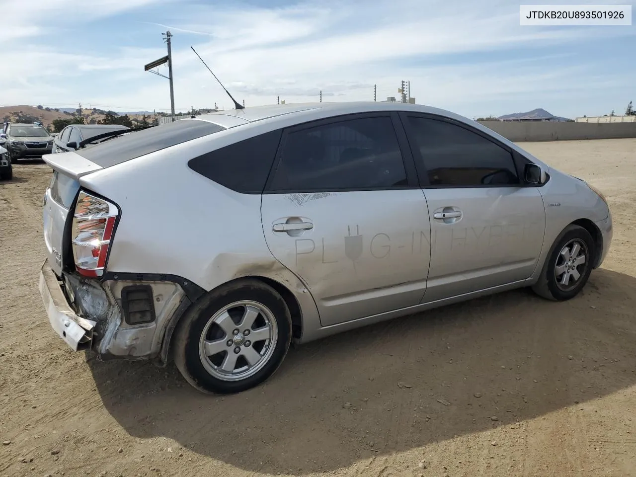 2009 Toyota Prius VIN: JTDKB20U893501926 Lot: 71769804