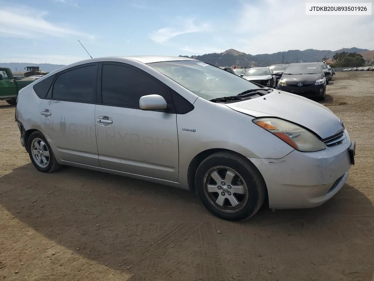 2009 Toyota Prius VIN: JTDKB20U893501926 Lot: 71769804