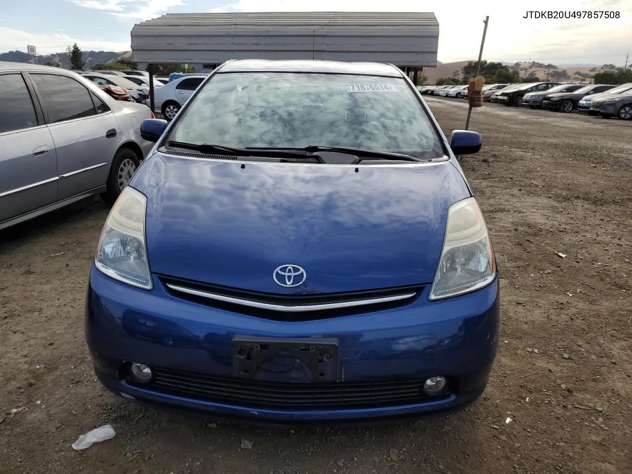 2009 Toyota Prius VIN: JTDKB20U497857508 Lot: 71876514