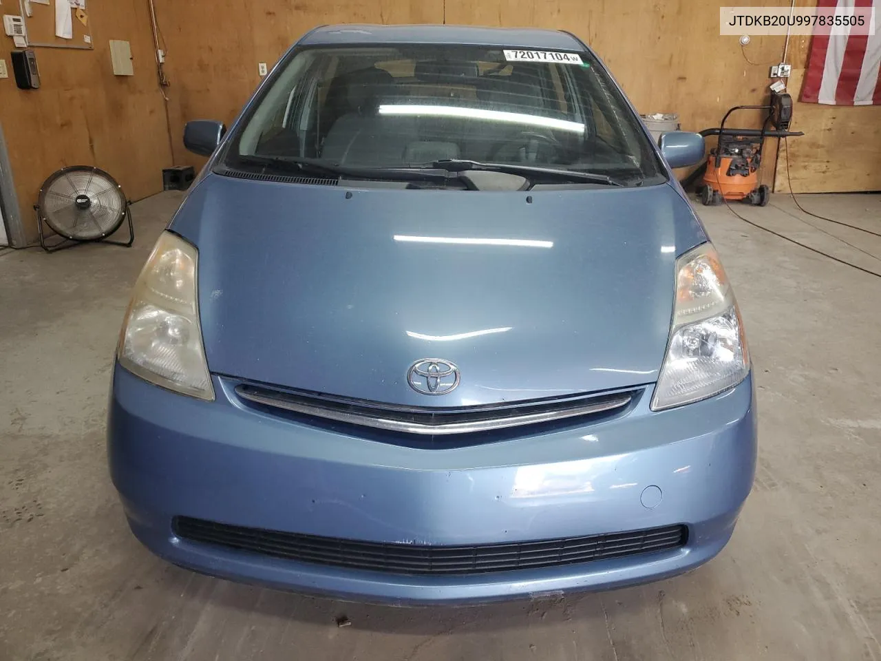 2009 Toyota Prius VIN: JTDKB20U997835505 Lot: 72017104