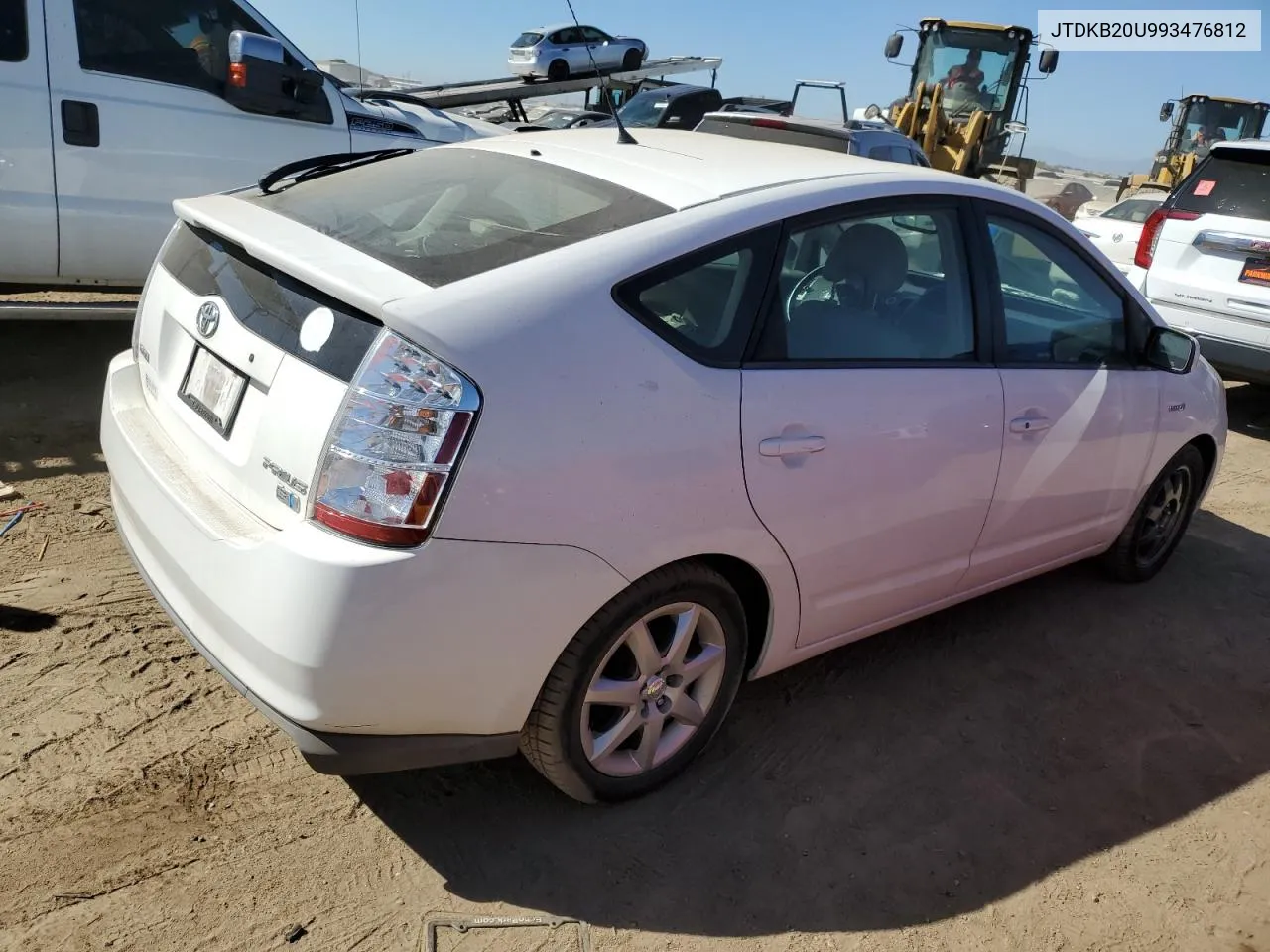 2009 Toyota Prius VIN: JTDKB20U993476812 Lot: 72071084