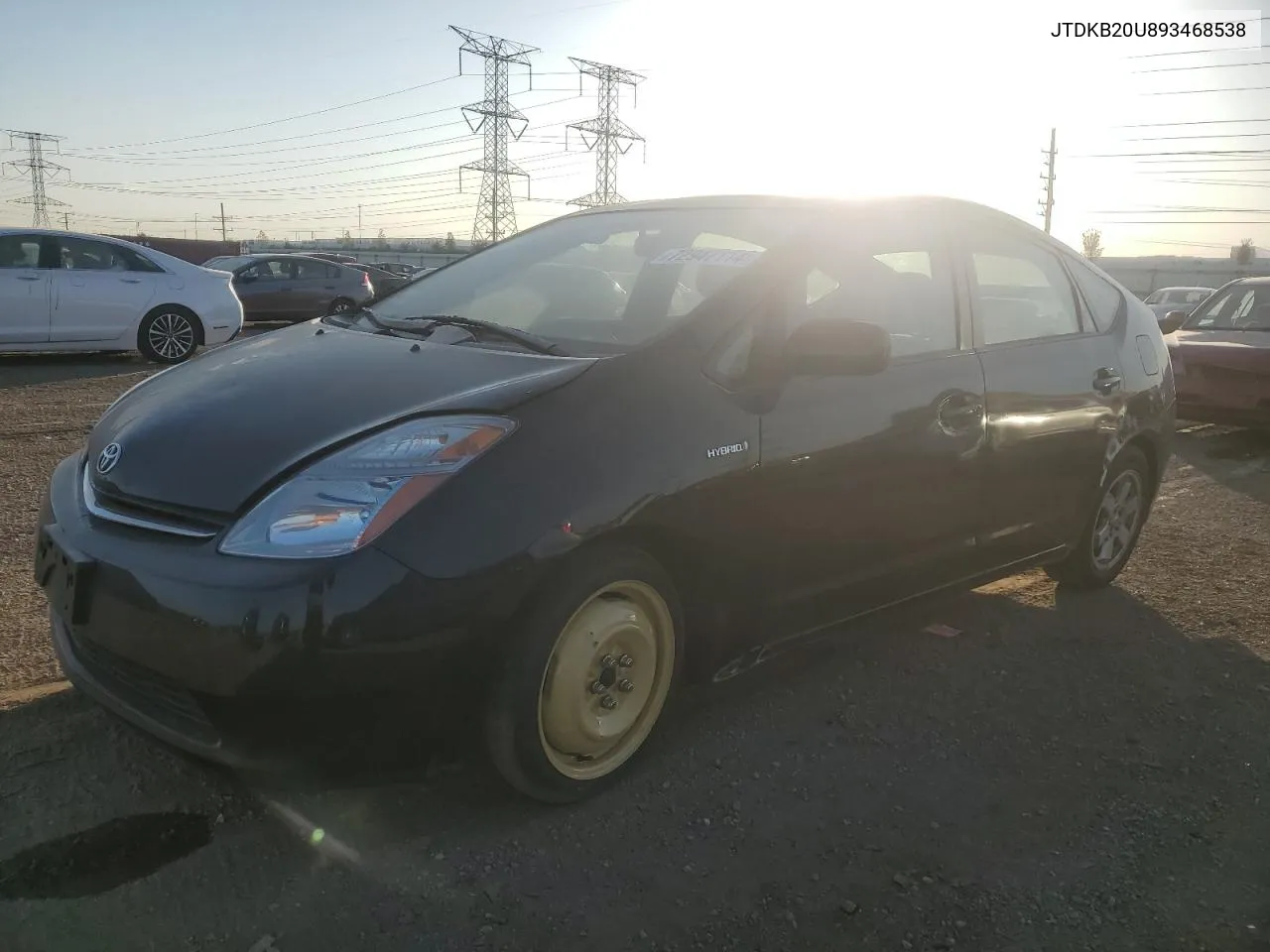 2009 Toyota Prius VIN: JTDKB20U893468538 Lot: 72947114