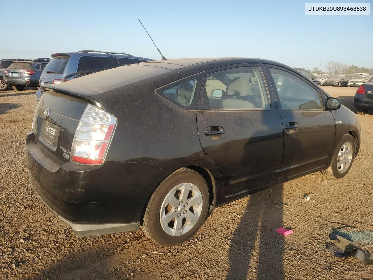 2009 Toyota Prius VIN: JTDKB20U893468538 Lot: 72947114