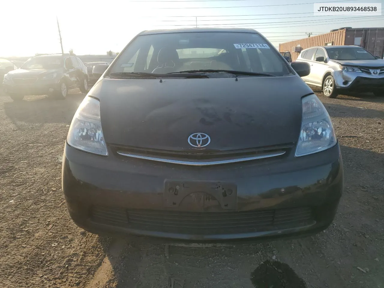 2009 Toyota Prius VIN: JTDKB20U893468538 Lot: 72947114