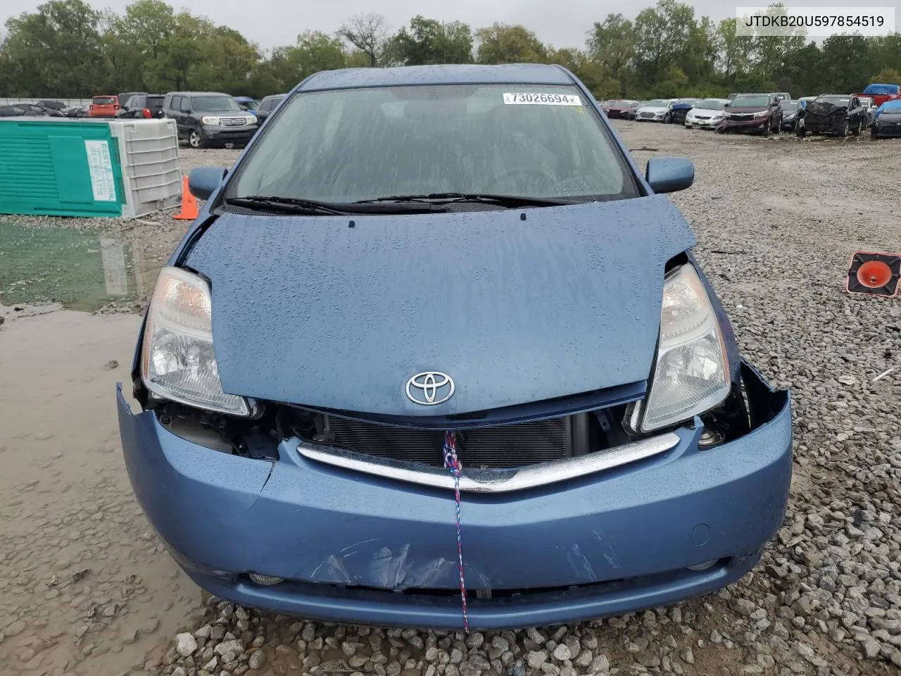 2009 Toyota Prius VIN: JTDKB20U597854519 Lot: 73026694