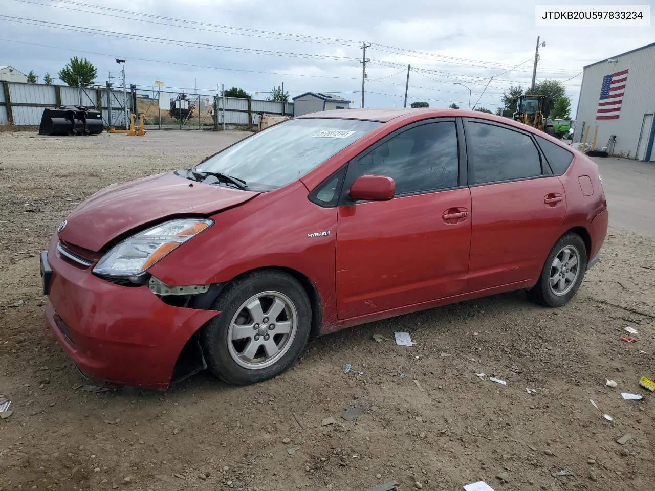 2009 Toyota Prius VIN: JTDKB20U597833234 Lot: 73302764