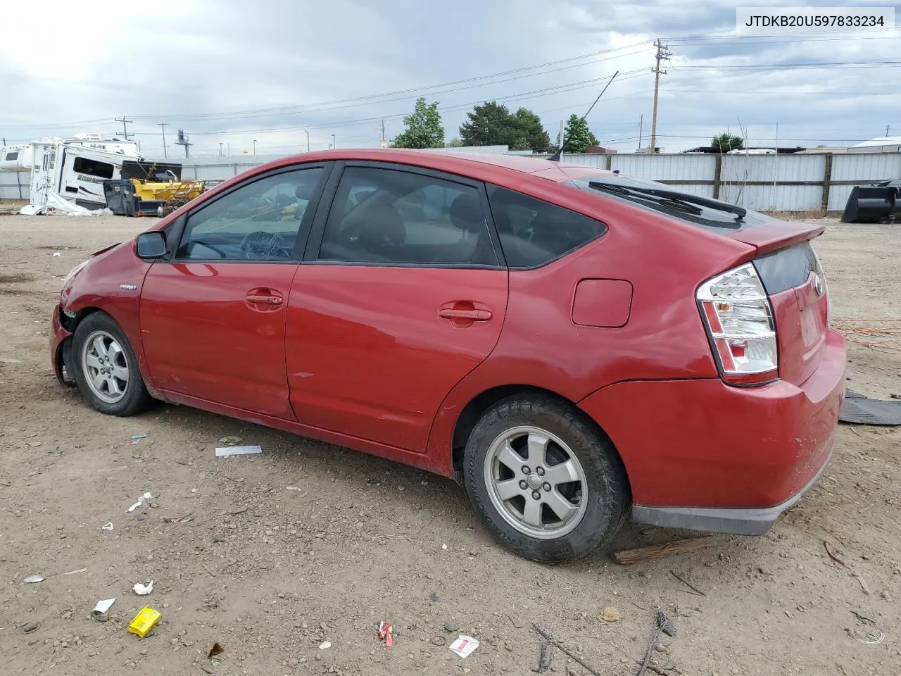 2009 Toyota Prius VIN: JTDKB20U597833234 Lot: 73302764