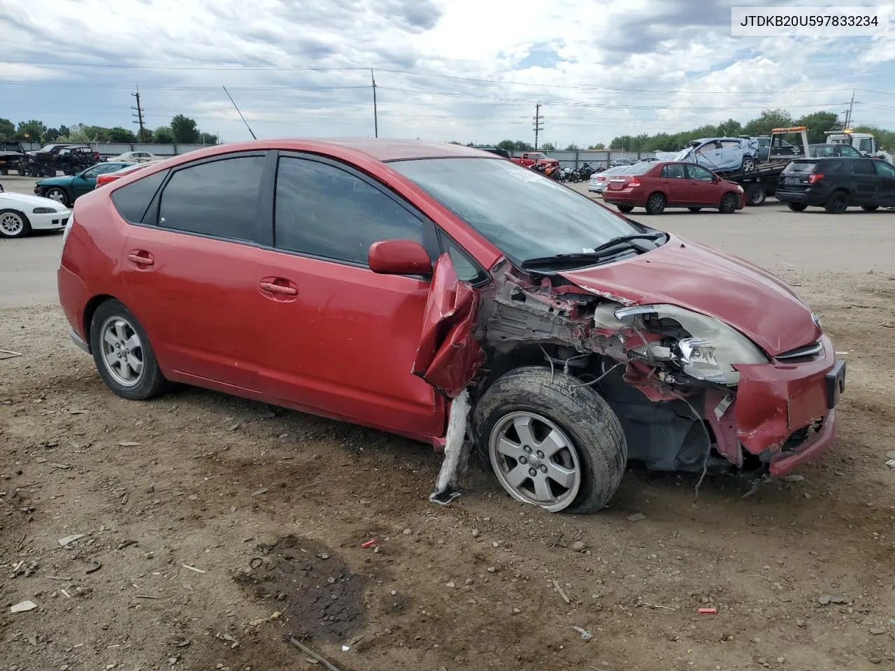 2009 Toyota Prius VIN: JTDKB20U597833234 Lot: 73302764