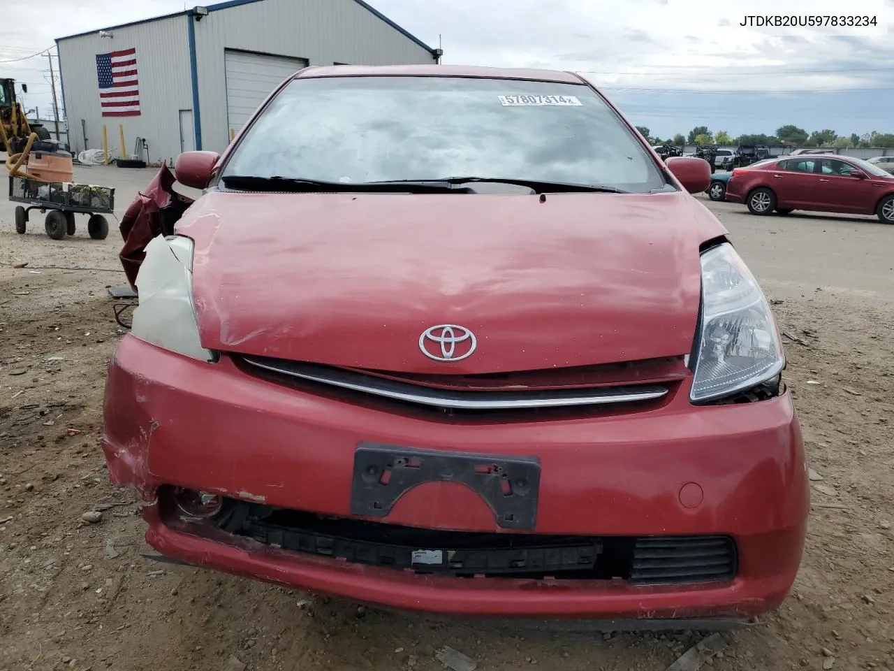 2009 Toyota Prius VIN: JTDKB20U597833234 Lot: 73302764