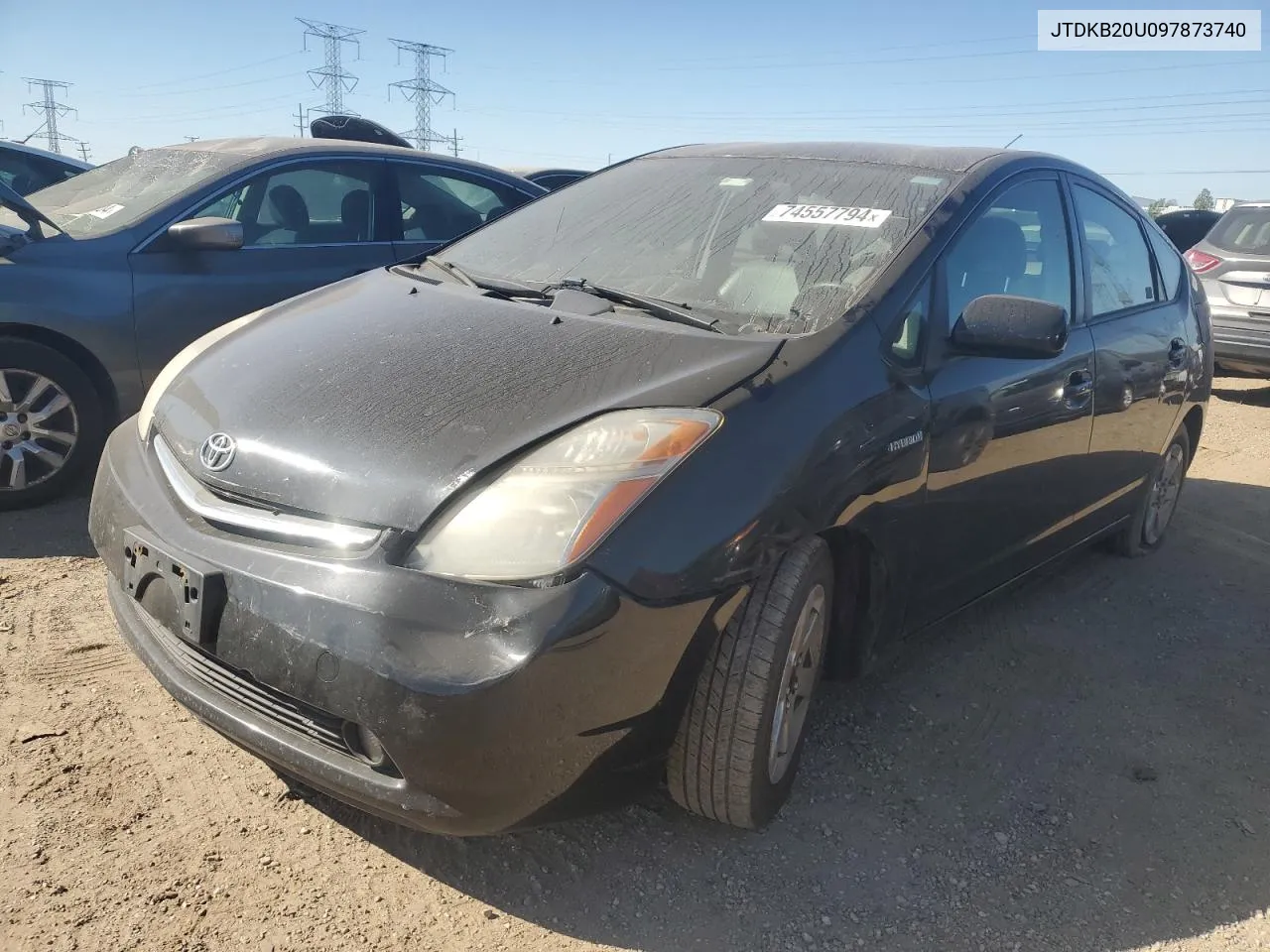 2009 Toyota Prius VIN: JTDKB20U097873740 Lot: 74557794