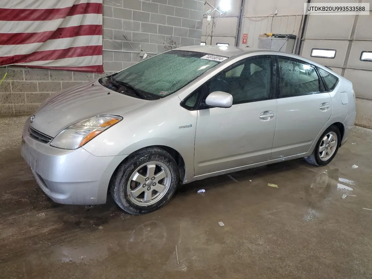 2009 Toyota Prius VIN: JTDKB20U993533588 Lot: 74846814