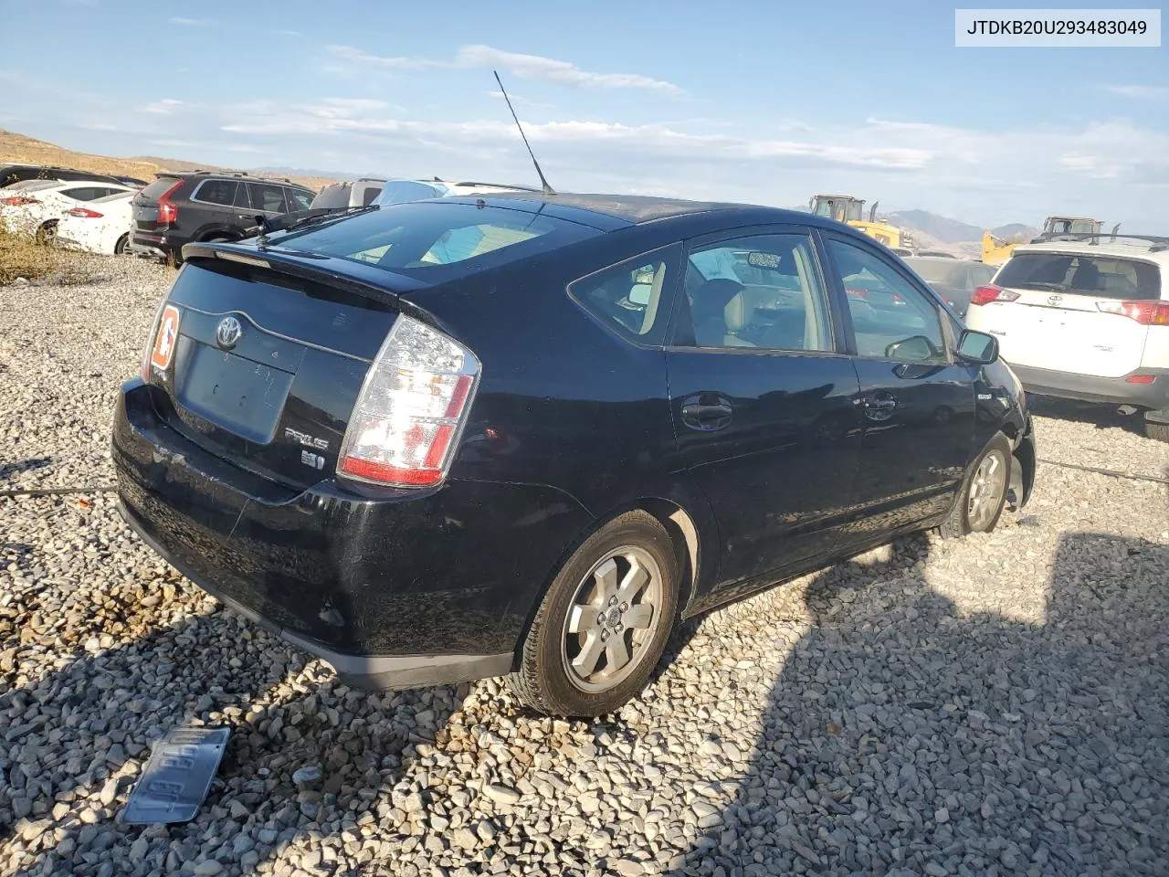 2009 Toyota Prius VIN: JTDKB20U293483049 Lot: 75027544