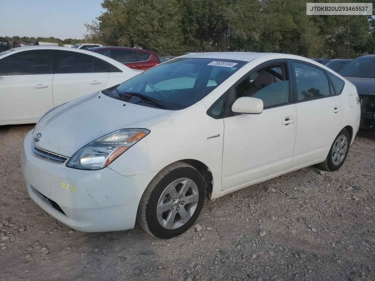 2009 Toyota Prius VIN: JTDKB20U293465537 Lot: 75639104