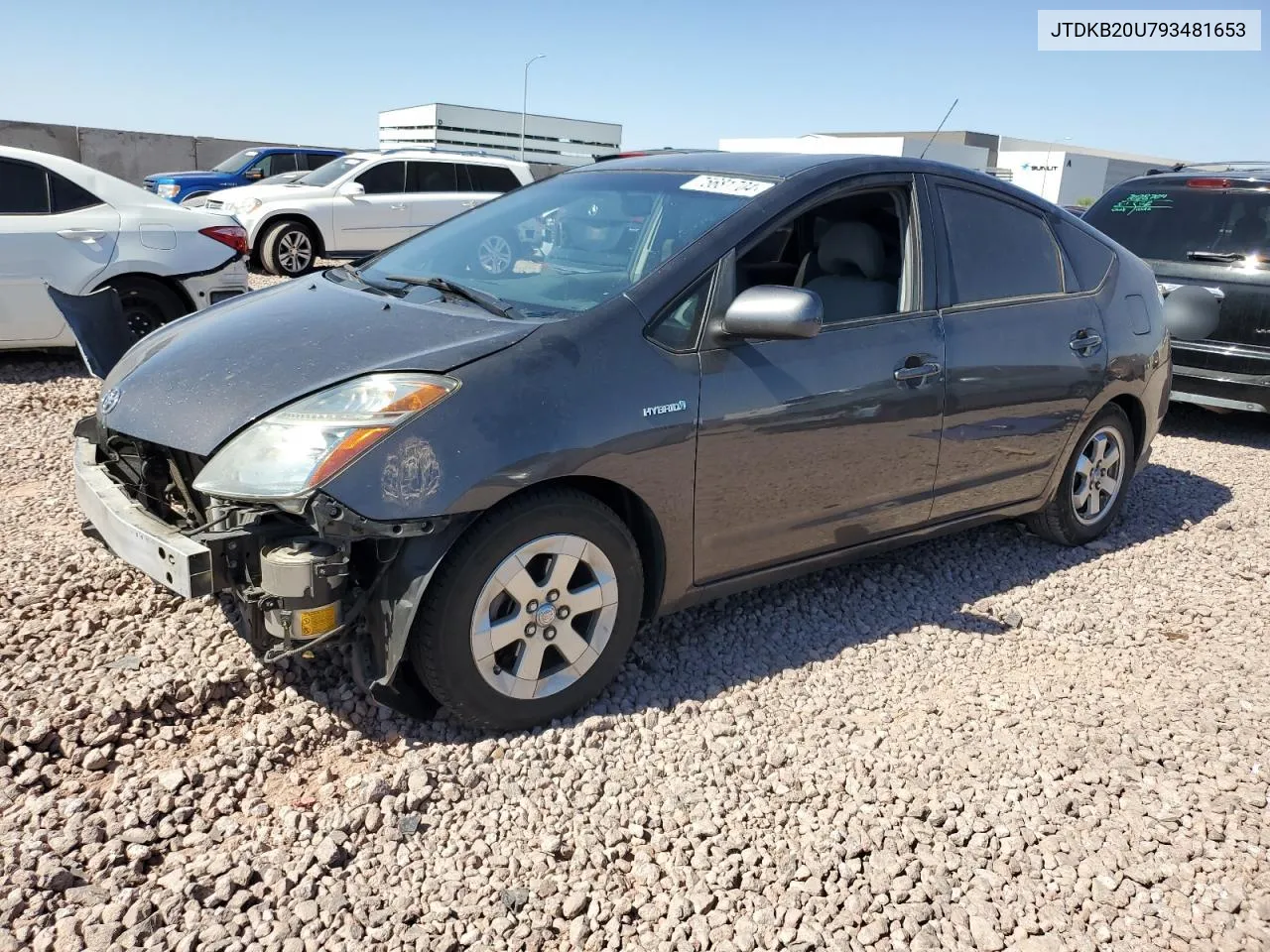 2009 Toyota Prius VIN: JTDKB20U793481653 Lot: 75681704