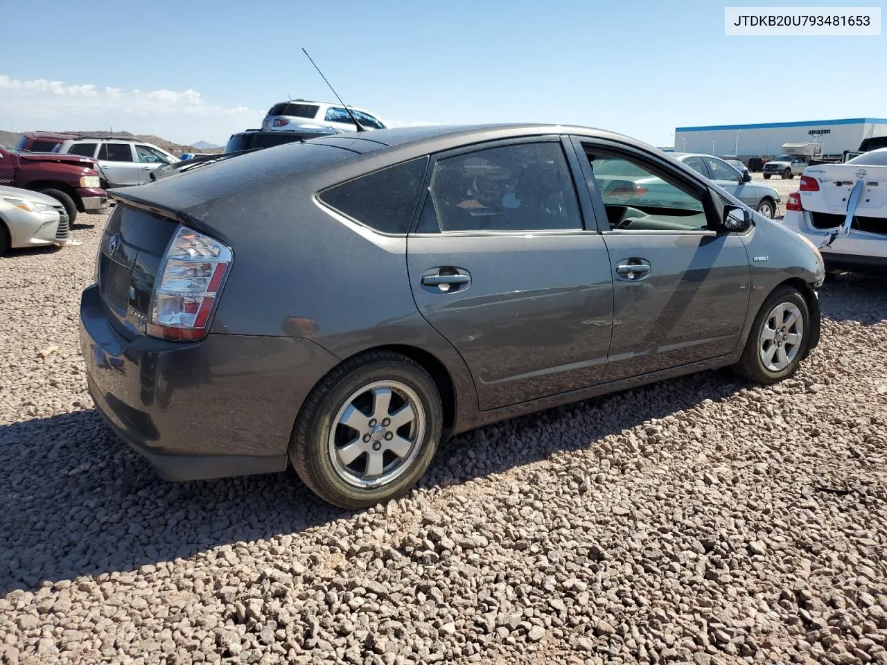 2009 Toyota Prius VIN: JTDKB20U793481653 Lot: 75681704