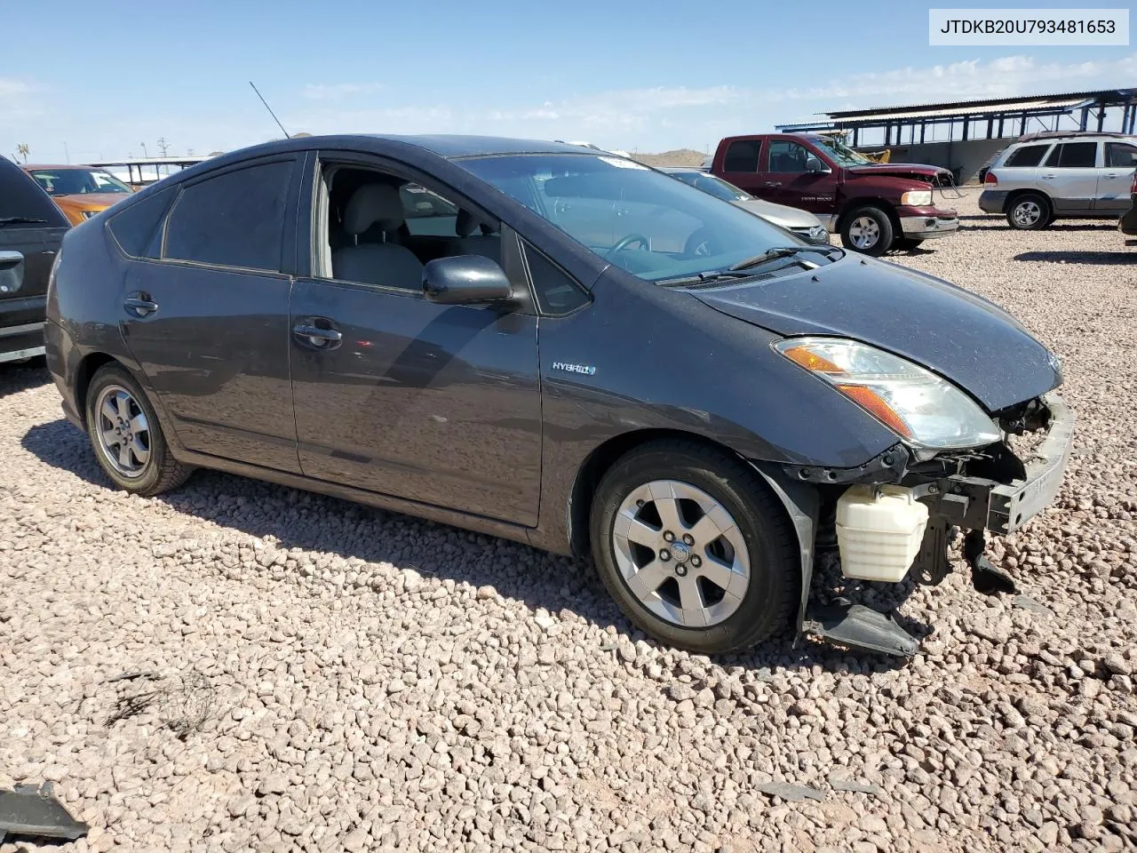 2009 Toyota Prius VIN: JTDKB20U793481653 Lot: 75681704