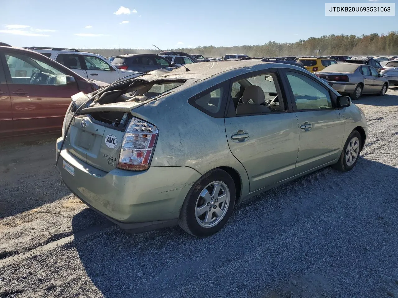 2009 Toyota Prius VIN: JTDKB20U693531068 Lot: 76194674