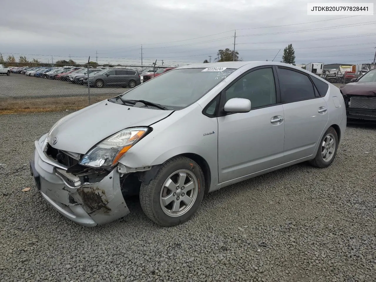 2009 Toyota Prius VIN: JTDKB20U797828441 Lot: 76335434