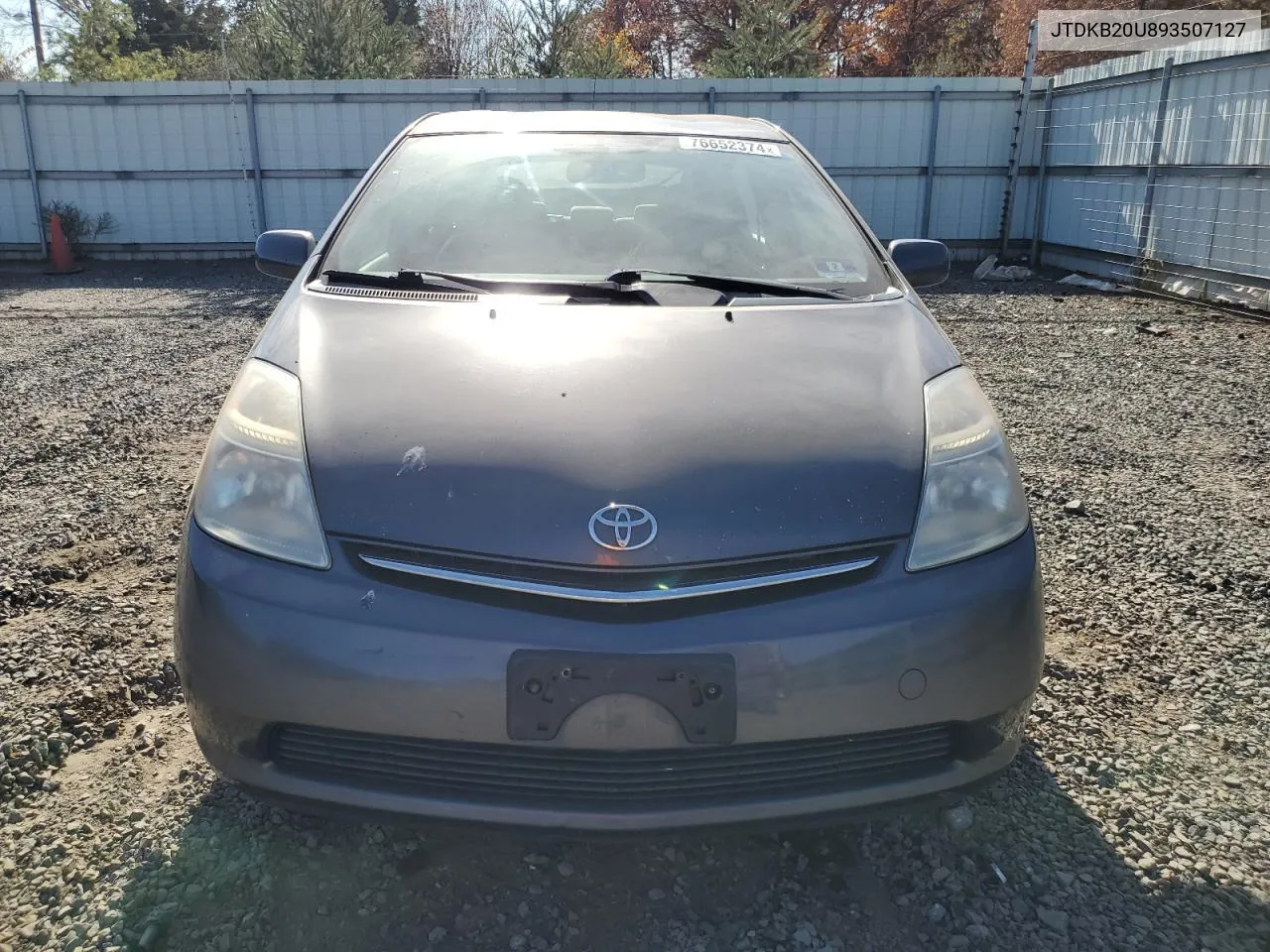 2009 Toyota Prius VIN: JTDKB20U893507127 Lot: 76652374