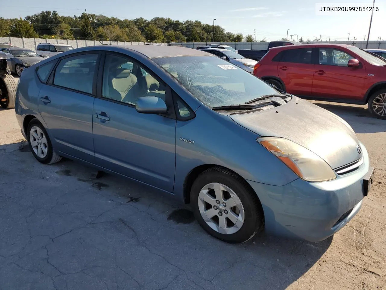 2009 Toyota Prius VIN: JTDKB20U997854216 Lot: 76871554