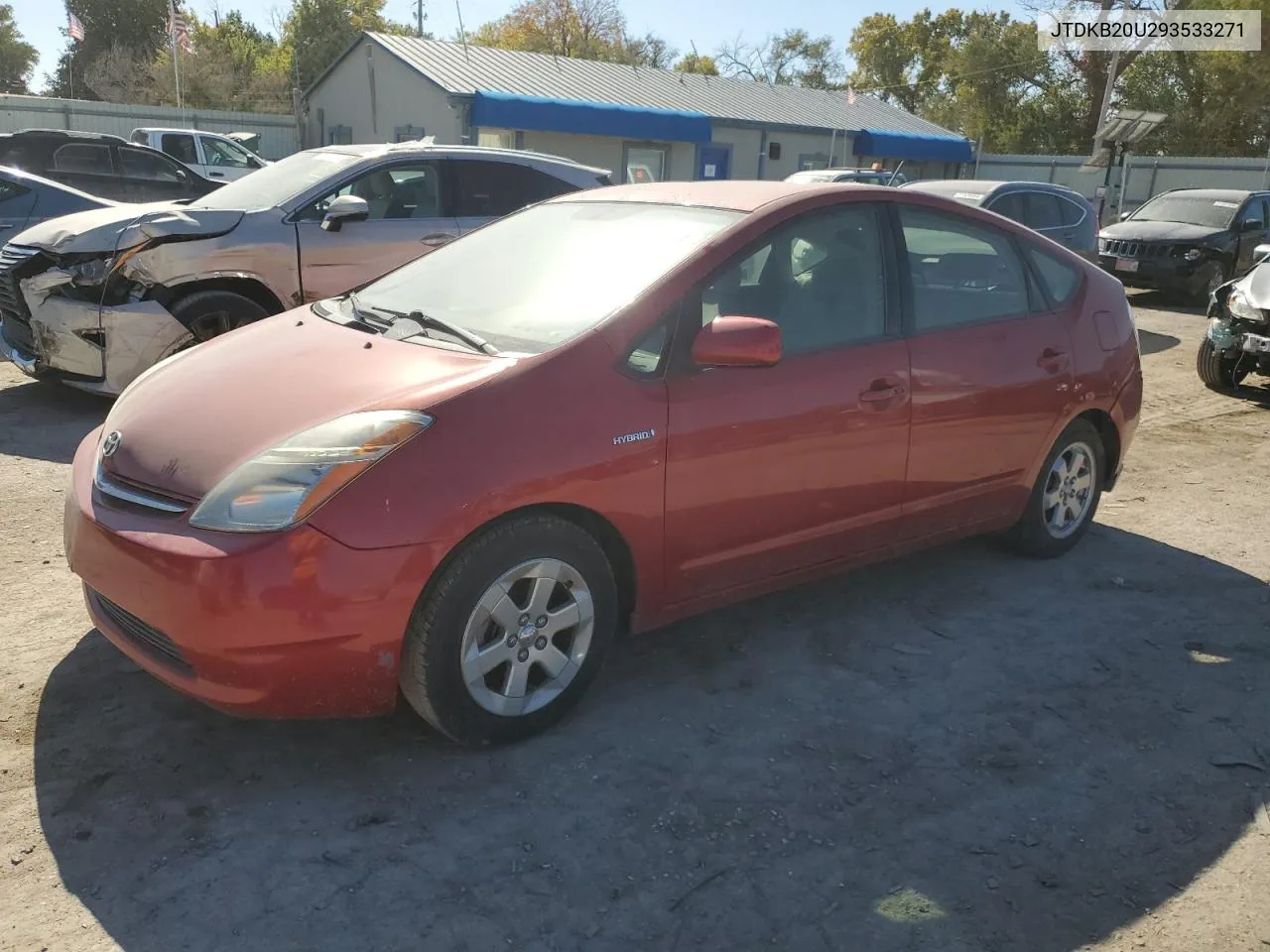 2009 Toyota Prius VIN: JTDKB20U293533271 Lot: 77543794