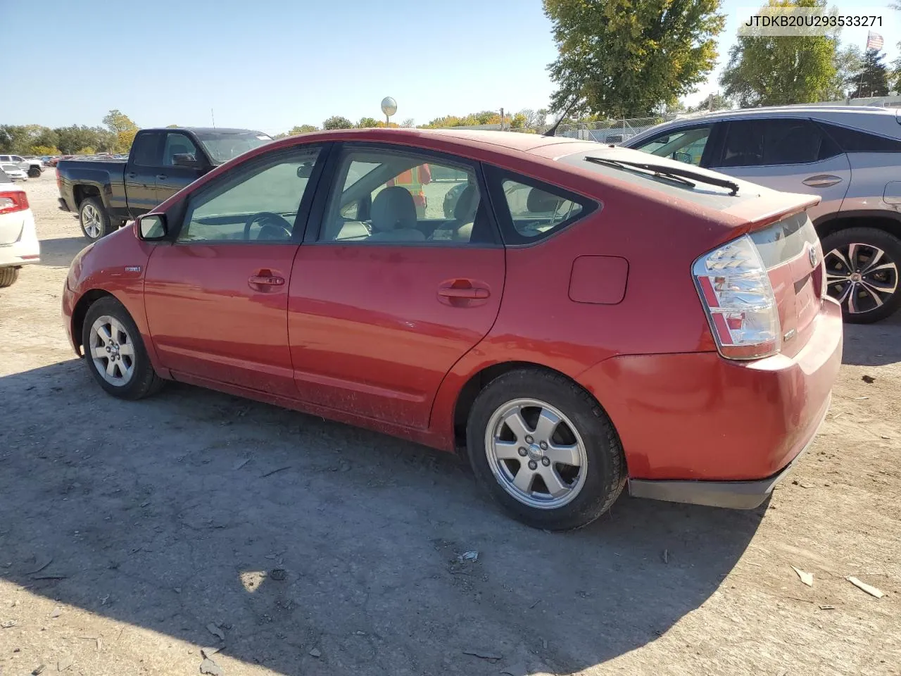 2009 Toyota Prius VIN: JTDKB20U293533271 Lot: 77543794