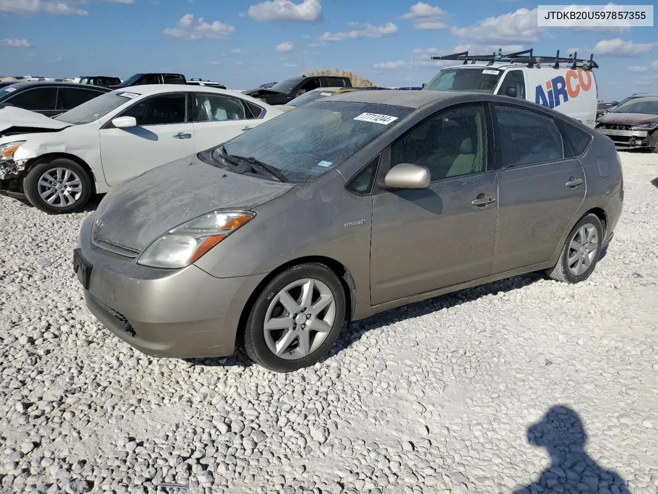 2009 Toyota Prius VIN: JTDKB20U597857355 Lot: 77711244