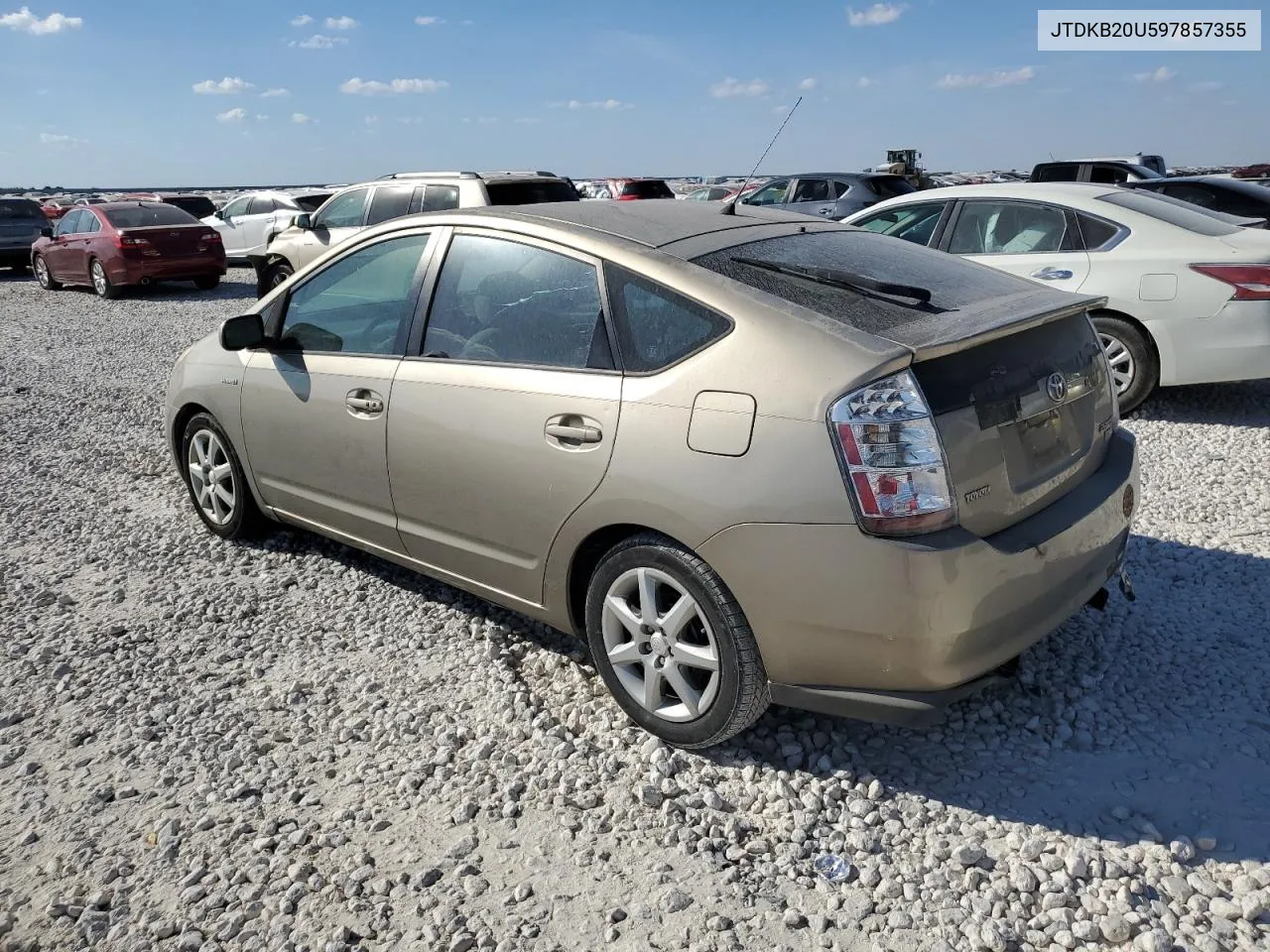 2009 Toyota Prius VIN: JTDKB20U597857355 Lot: 77711244