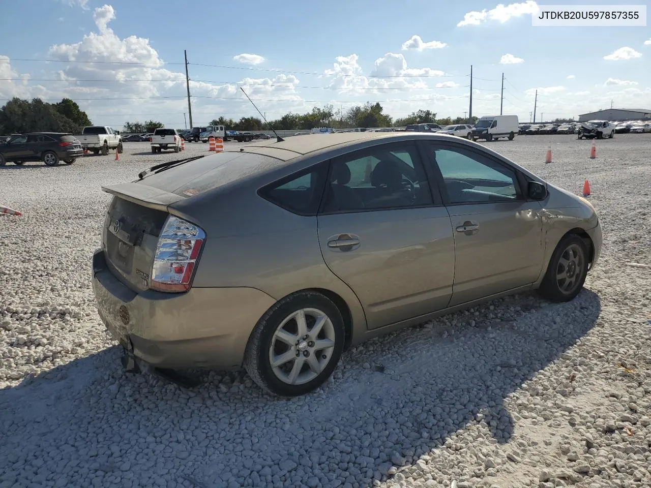 2009 Toyota Prius VIN: JTDKB20U597857355 Lot: 77711244