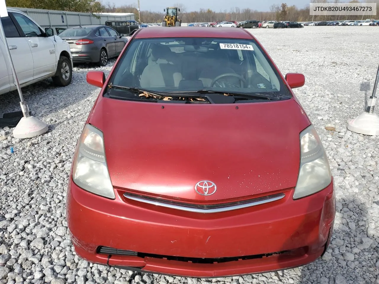 JTDKB20U493467273 2009 Toyota Prius