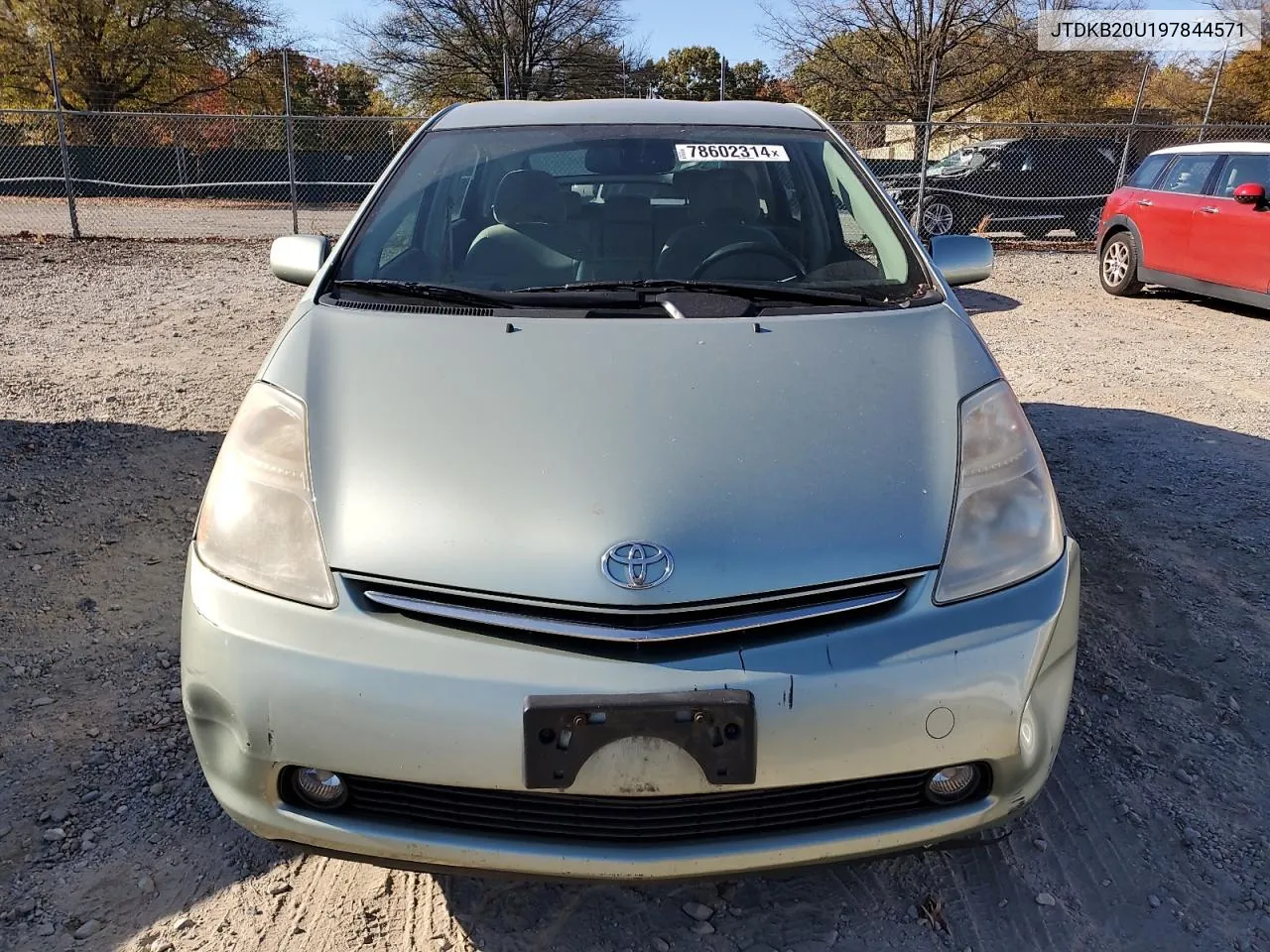 2009 Toyota Prius VIN: JTDKB20U197844571 Lot: 78602314